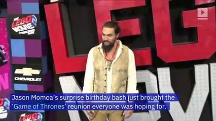 Emilia Clarke Reunites With Jason Momoa For Birthday Selfie