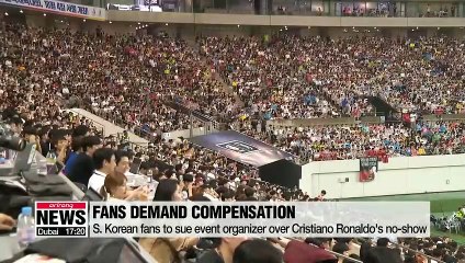 S. Korean fans to sue event organizer over Cristiano Ronaldo's no-show