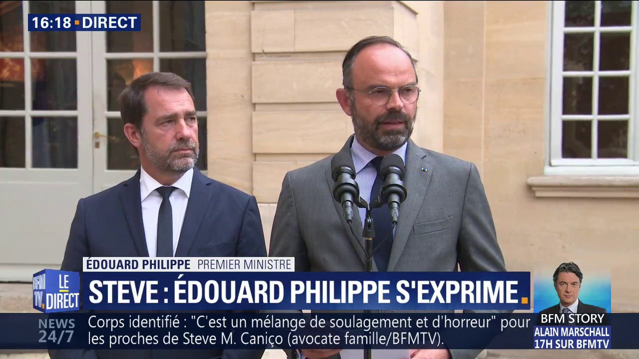 Edouard Philippe assure "vouloir rencontrer prochainement" les parents de Steve Maia Caniço