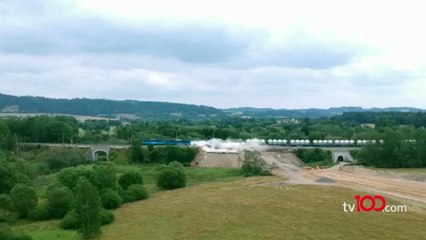 Vagonlar raydan böyle çıktı