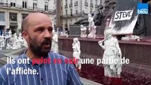 Après la confirmation de la mort de Steve, l'action d'un collectif place Royale à Nantes