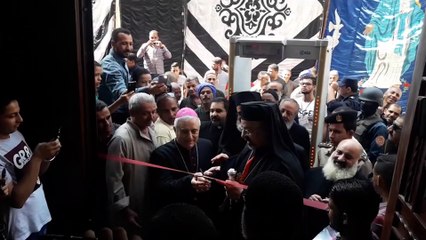 نجع الدك بلد المحبة..مسلمون يفتتحون كنيسة بالزغاريد