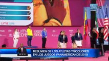 Resumen de los  atletas tricolores en los Juegos Panamericanos 2019