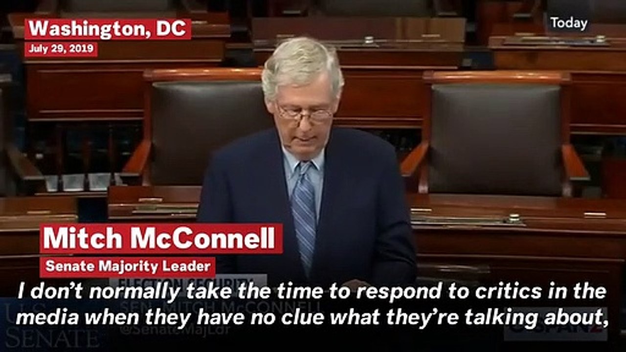 Mitch McConnell Slams 'Moscow Mitch' Moniker As 'Modern-Day McCarthyism' In A Fiery Speech