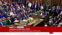 Boris Johnson makes first Commons statement as PM - BBC News