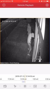Burglary CCTV