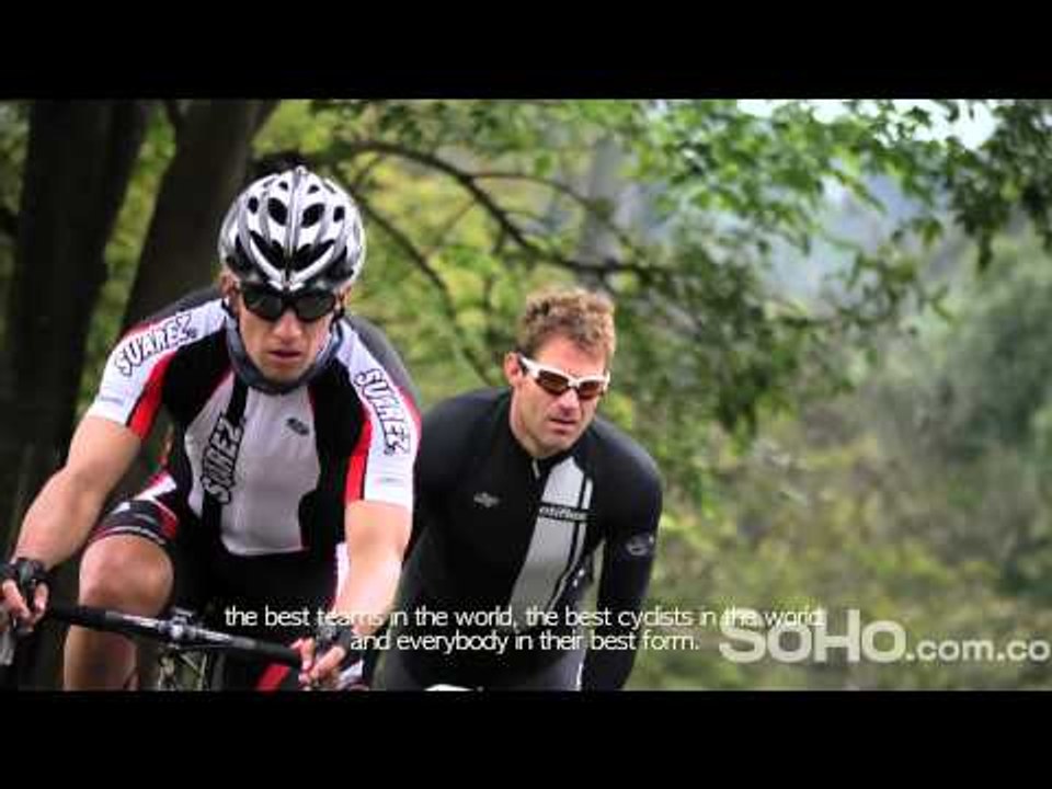 Un premio de montaña con Santiago Botero.