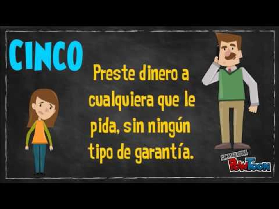Reglas para ser siempre pobre