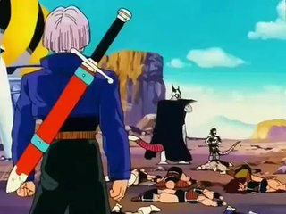 Dragon ball - Trunks se burla de freezer