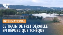 Les 13 wagons de ce train ont déraillé en République Tchèque