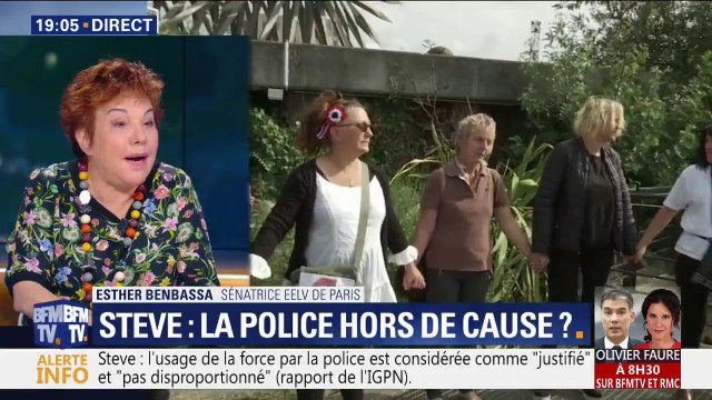 Mort de Steve: Esther Benbassa se dit écœurée par les conclusions du rapport de l'IGPN