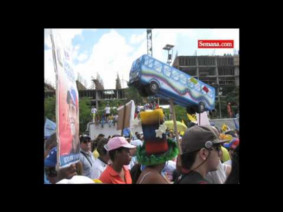 Marcha de apoyo a Henrique Capriles Radonsk