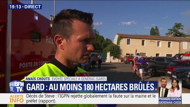 Incendie dans le Gard: selon les pompiers, le feu n'est pas maîtrisé et la situation peut s'aggraver