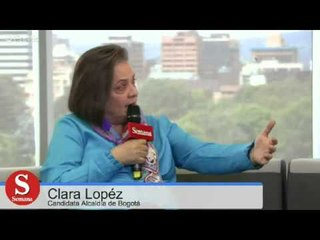 Entrevista con Clara López, candidata a la Alcaldía de Bogotá