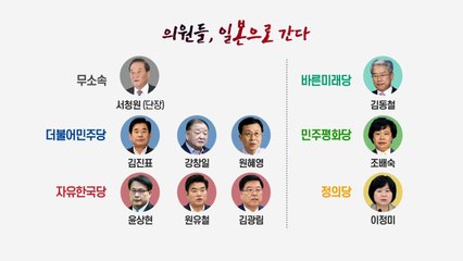 [국회 방일단 내일 출국..."규제 철회 촉구" / YTN