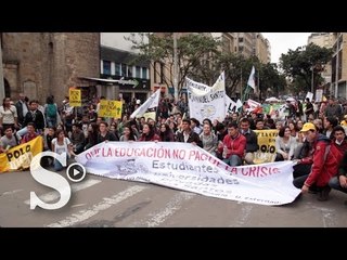 "El presidente Santos nos incumplió": manifestantes