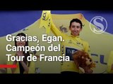 Egan Bernal, campeón del Tour de Francia