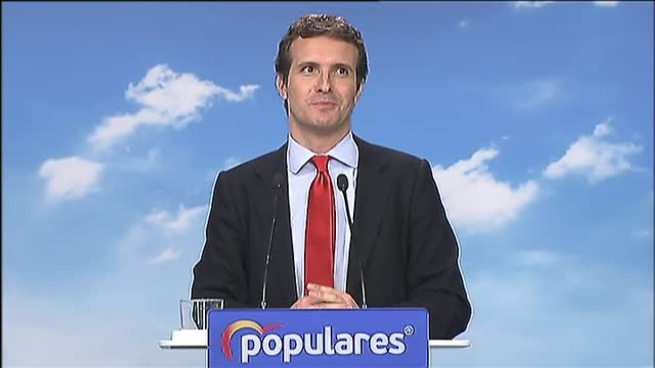 Casado asegura que el PP está notando una "recuperación" del apoyo electoral tras los datos del CIS