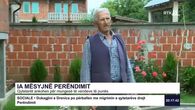 Qytetarët ankohen për mungesë të vendeve të punës 30.07.2019