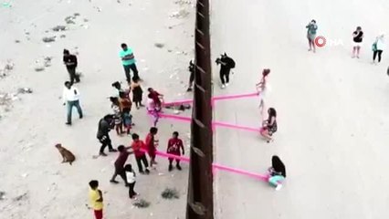 - ABD'li mimarlardan sınırları yıkan proje- Meksika sınırına tahterevalli kurdular