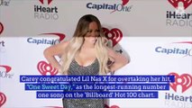 Mariah Carey Congratulates Lil Nas X for Breaking Her 'Billboard' Record