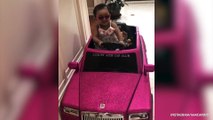 Cardi B's Daughter Kulture Drives A Pink Sparkly Car