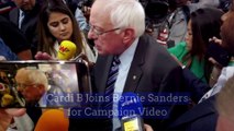 Cardi B Joins Bernie Sanders for Campaign Video