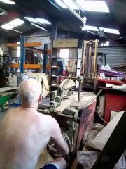 Worker gets electric shock