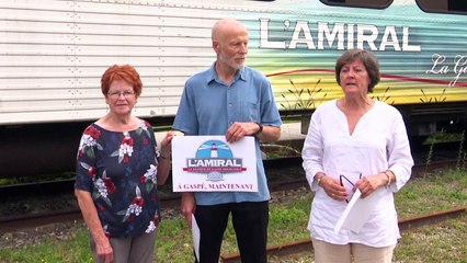 Train jusqu'à Gaspé: Parler d'une seule et même voie