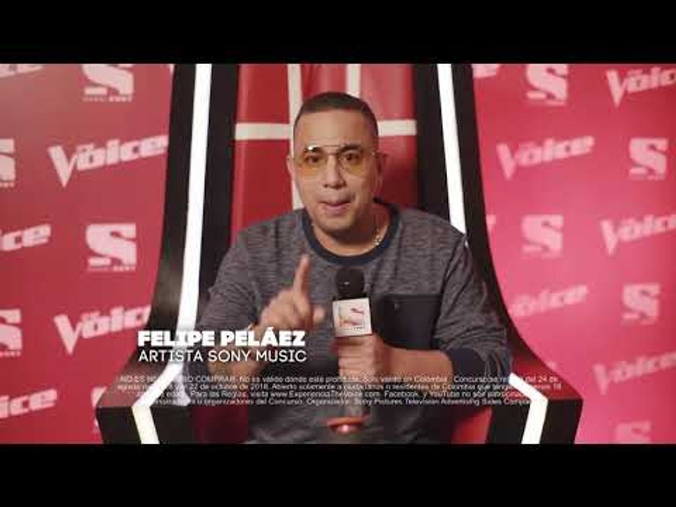 ¡Felipe Peláez te invita a la #ExperienciaTheVoice Colombia!
