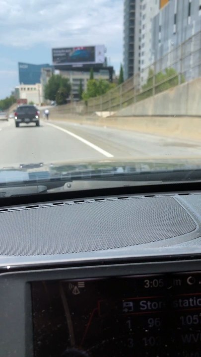 Caught on Cam: Crazy people riding scooters on freeway