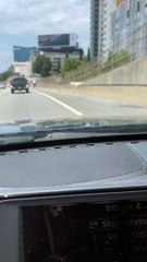 Caught on Cam: Crazy people riding scooters on freeway