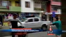Riña entre venezolanos provoca alarma en Baños de Agua Santa