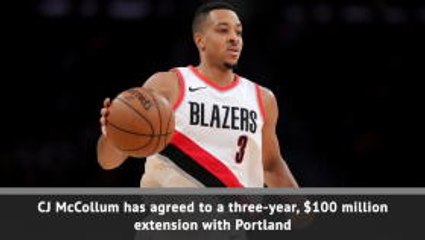 Trail Blazers extending CJ McCollum