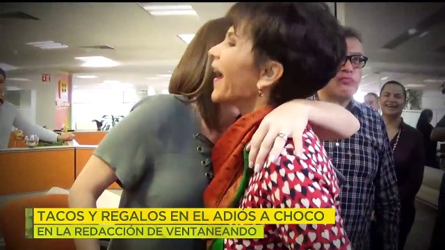 ¡EMOTIVA DESPEDIDA! Con buenos deseos y unos ricos tacos, despedimos a La Choco.| Ventaneando