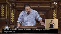 Iglesias pide que les cedan las políticas activas de empleo-.