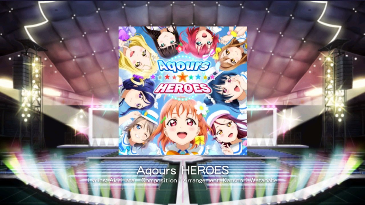 【ラブライブ！スクフェス】Aqours☆HEROES【EXPERT】【フルコンボ】