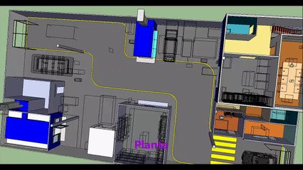 Diseño taller de chapa y pintura con sketchup