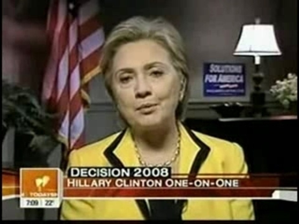 Hillary Clinton reacts photo Tony Rezko, Obama slum landlord