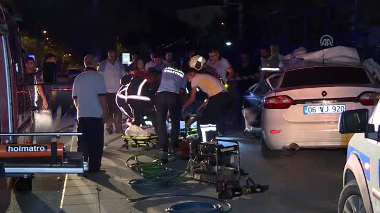 Başkentte trafik kazası