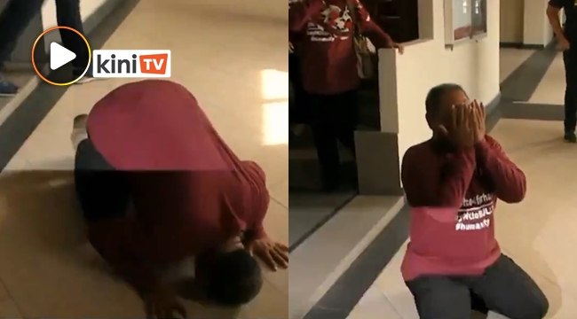 Kes Zulfarhan, bapa sujud syukur di luar mahkamah