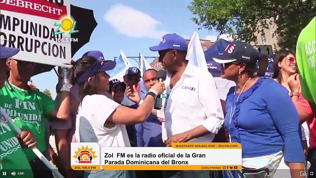 Cobertura desde la Parada del Bronx y Declaraciones de Antonio Espaillat gran mariscal de la parada