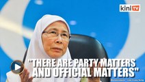 Dr Mahathir is a good example, he still allows time for party matters, says Wan Azizah