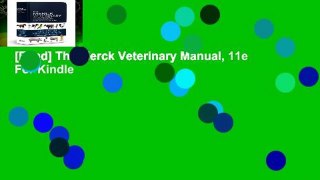 [Read] The Merck Veterinary Manual, 11e  For Kindle