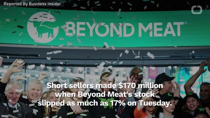 Beyond Meat Shares Plunge, Making Short Sellers $170 Million