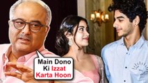 Boney Kapoor REACTS To Janhvi Kapoor And Ishaan Khatter Relationship