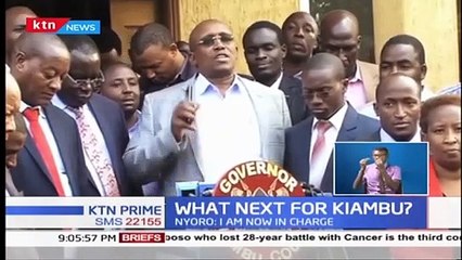 Deputy governor James Nyoro takes over Kiambu as MCAs plot Waititu's impeachment