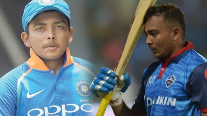 Prithivi Sahw : போட்டிகளில் விளையாட தடை..உருக்கமாக பதிவை வெளியிட்ட பிரித்வி ஷா- வீடியோ