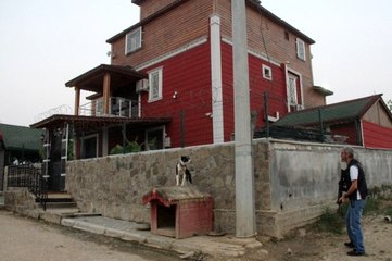 Adana'da pitbullarla korunan şatoya veterinerli polis baskını