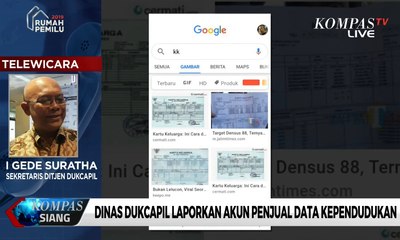 Dinas Dukcapil Laporkan Kasus Jual Beli Data Penduduk di Medsos